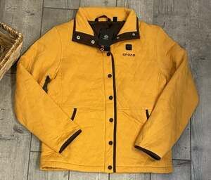 Ororo Chalet Heated Quilted Jacket Yellow NWT Medium JACKET ONLY NO BATTERY
